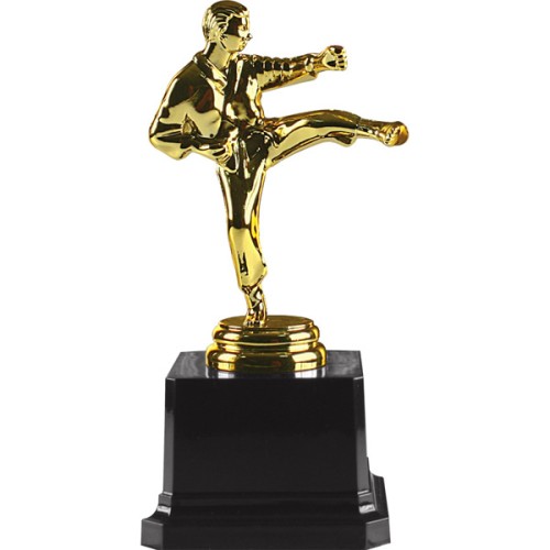Plastik Karate Figürlü Plastik Ödül Kupası